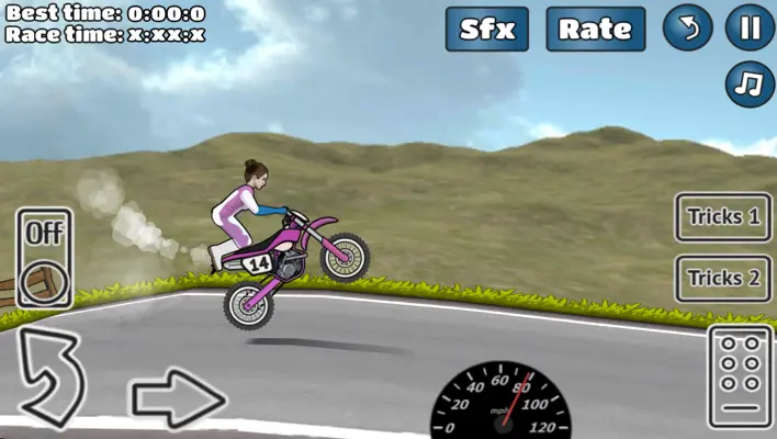 Wheelie Challenge android App screenshot 2